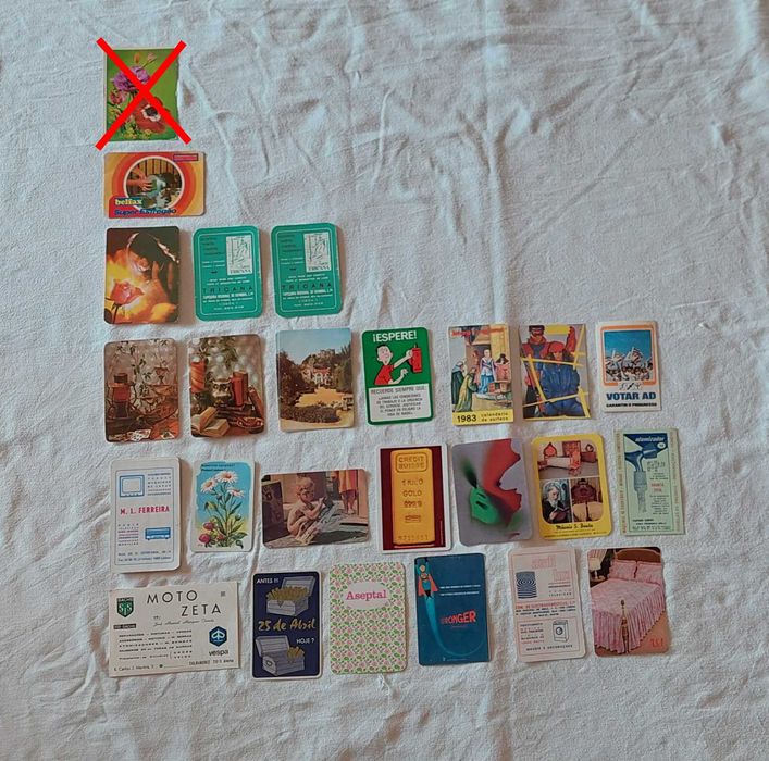Calendários, Autocolantes, Pins