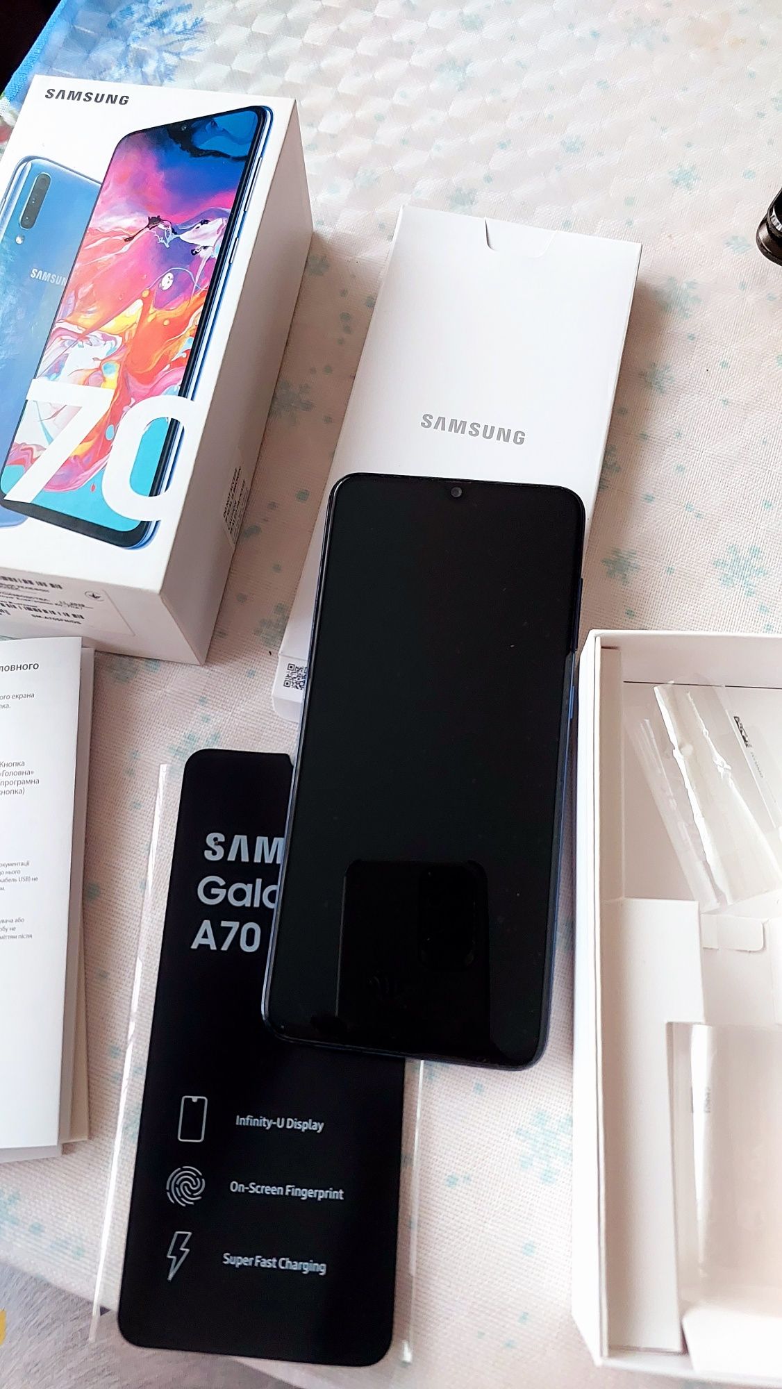 Samsung  A70 2019 S705F 6/128Gb Blue