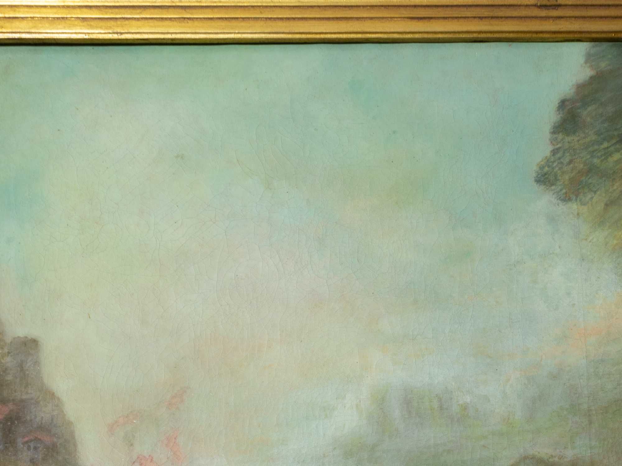 Pintura Barroco natureza Escola Watteau | século XIX