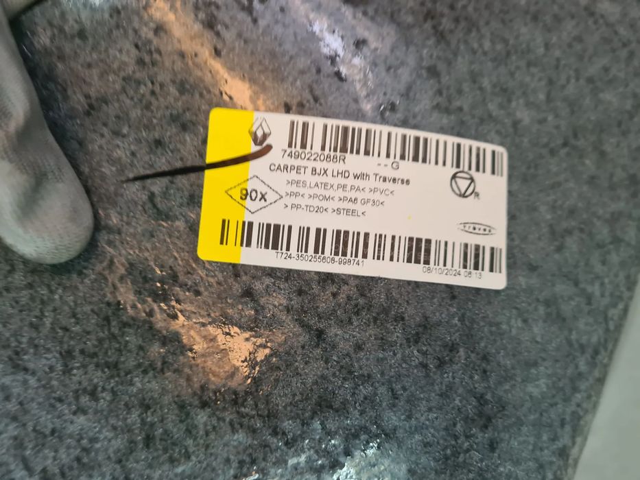 Alcatifa interior DACIA Sandero III