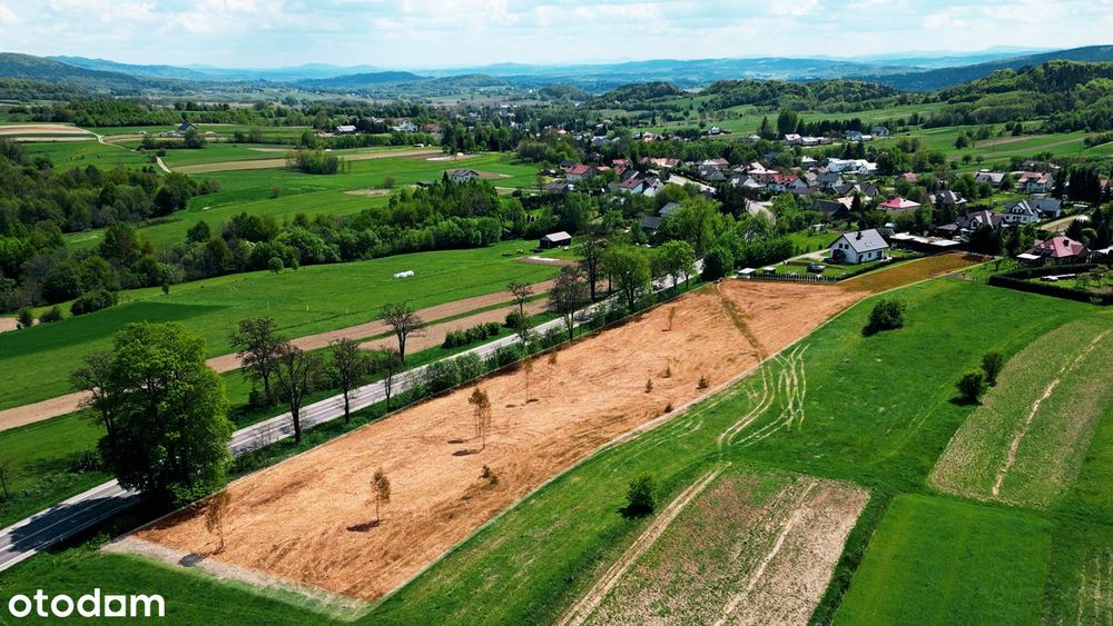 Pakoszówka gm. Sanok trzy działki budowlane na sprzedaż