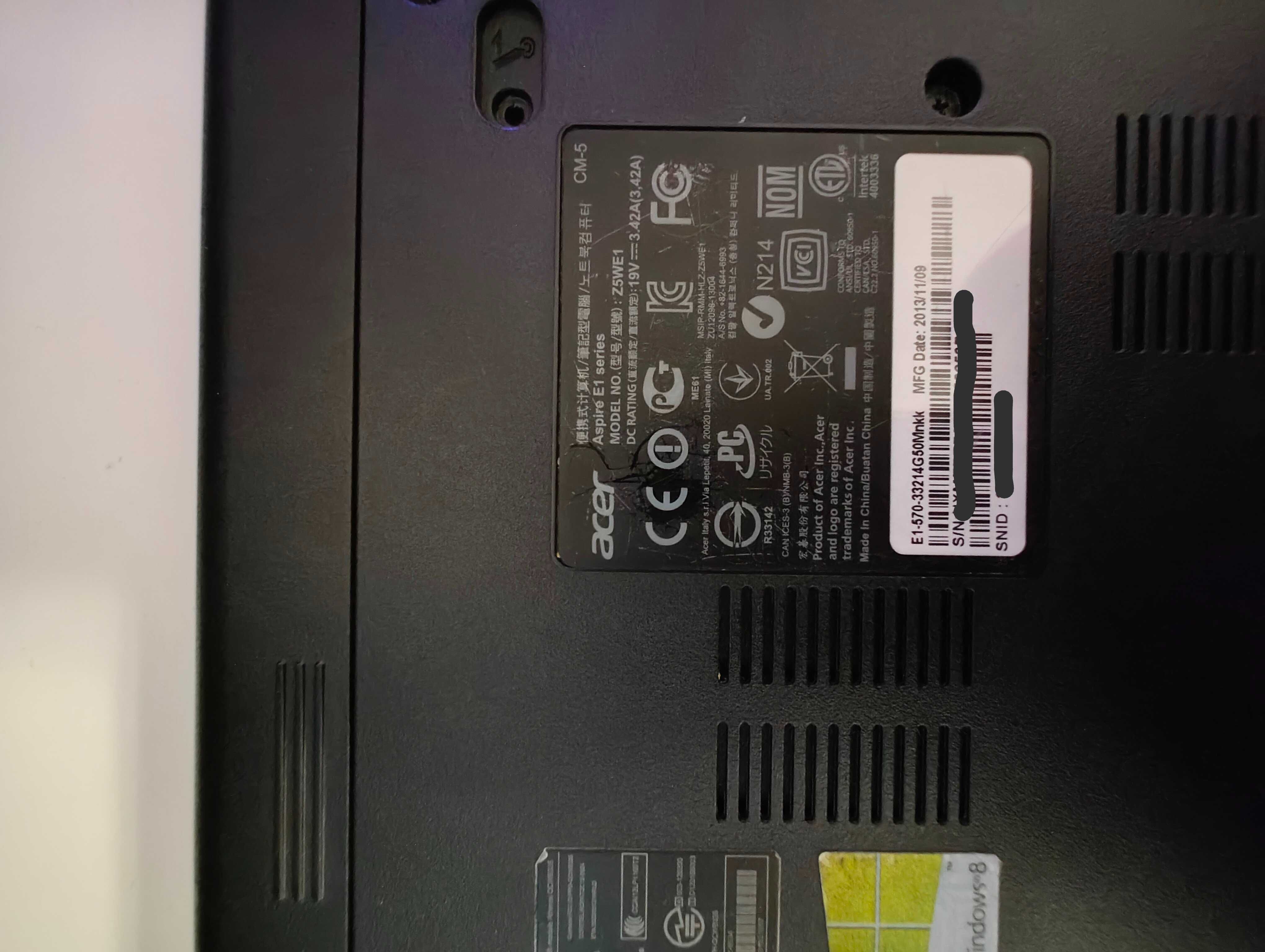 Acer Aspire e1-570G