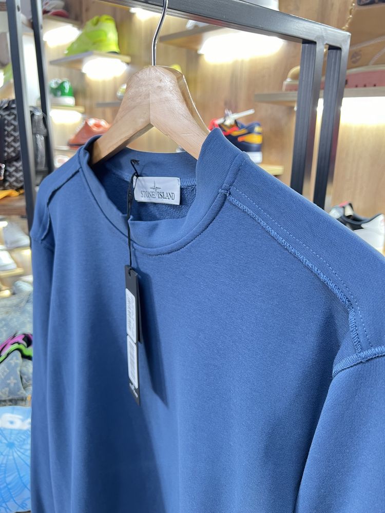Світшот Stone Island Logo Patch Blue