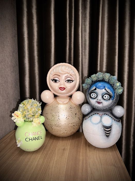 Харьков Дед мороз снегурочка ссср снеговик елочные игрушки под елку