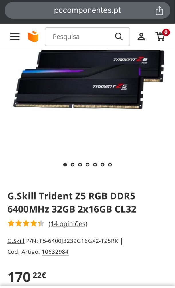 Memoria Ram DDR5 RGB