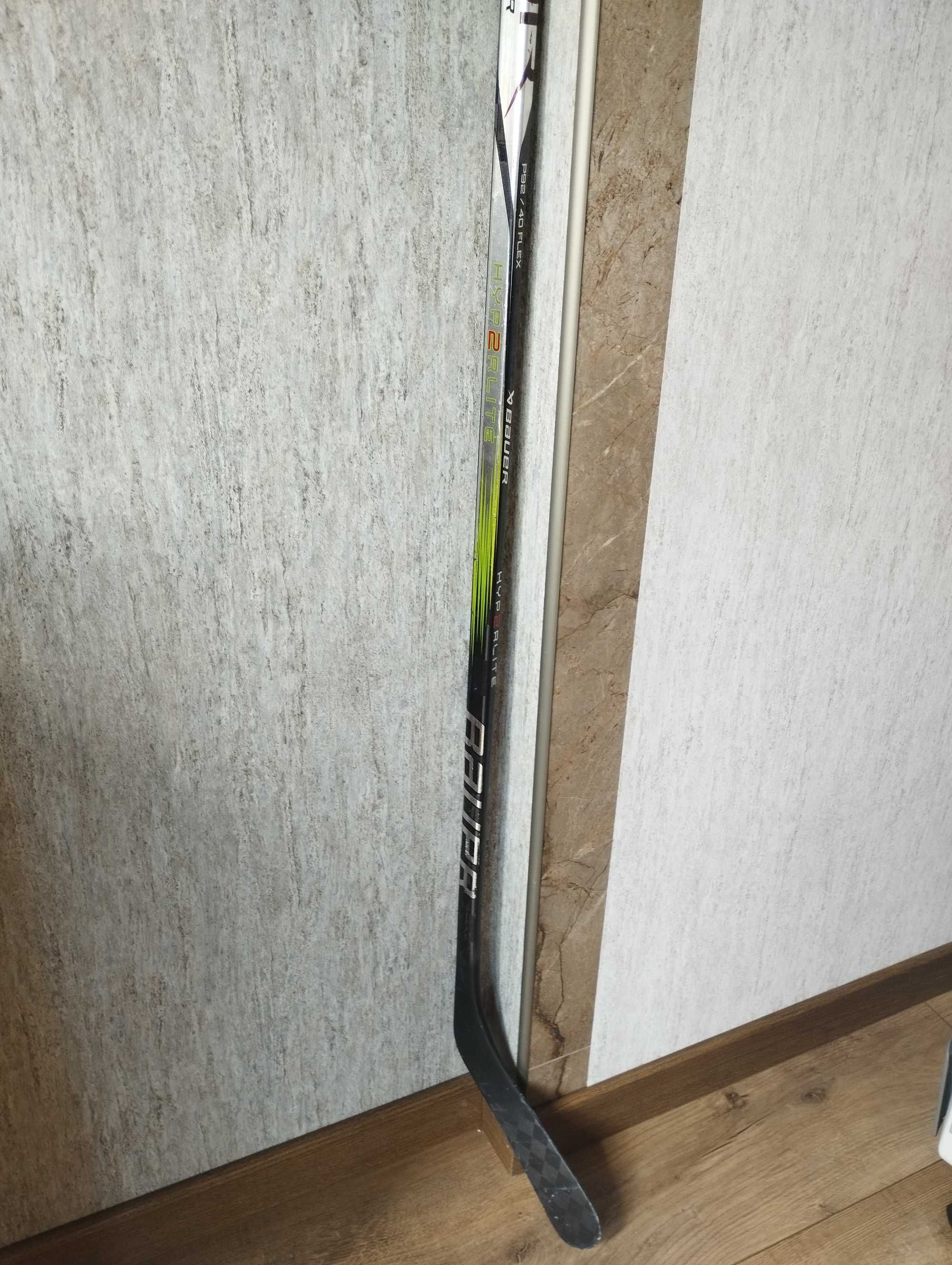 Ключка хокейна Bauer Vapor HyperLite Junior лівий хват 40 flex