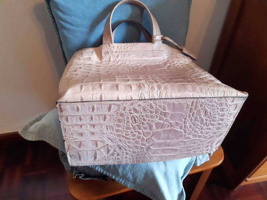 Mala original FURLA, rosa suave, nunca usada, c/dustbag e saco