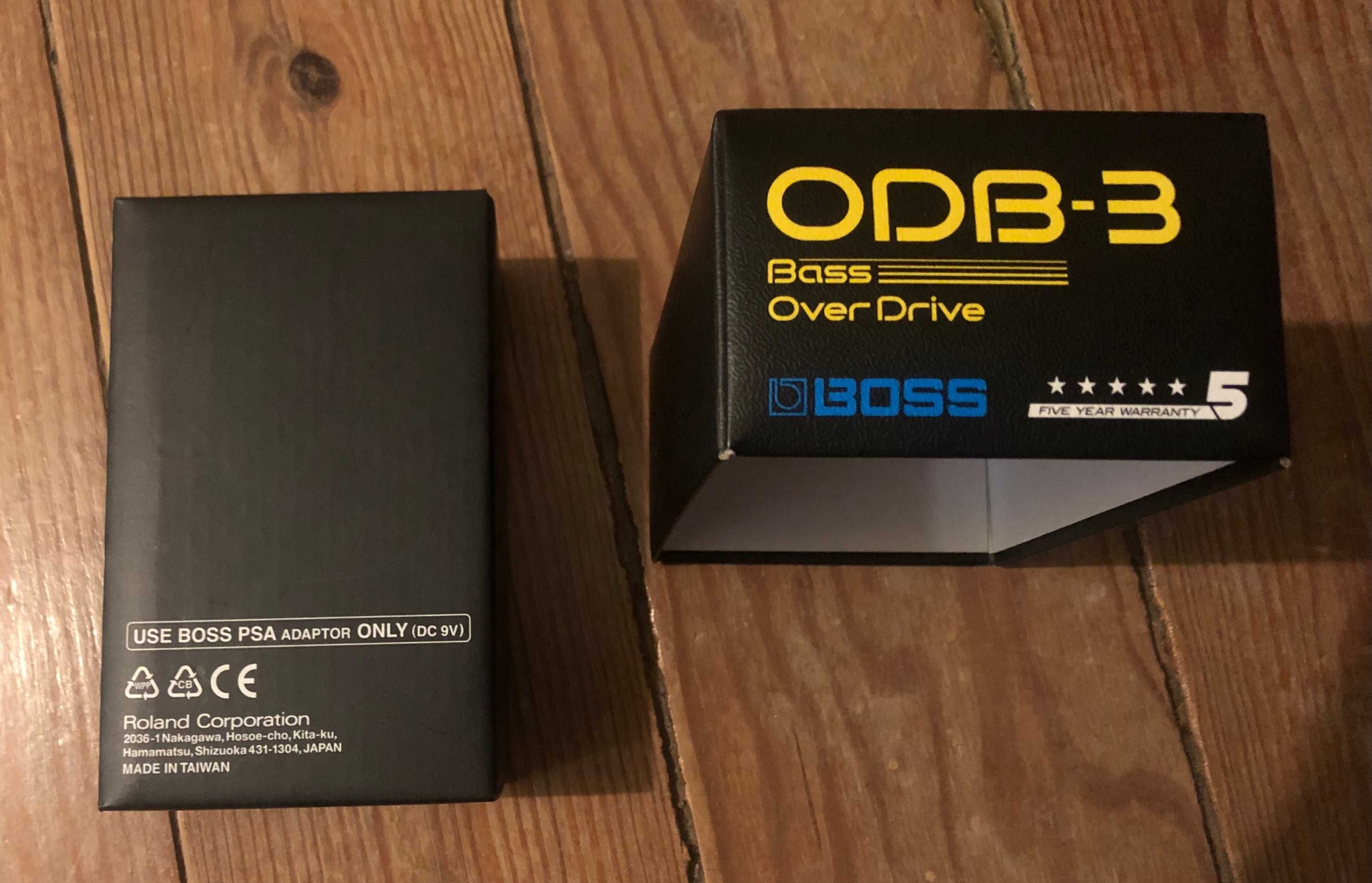 Pedal de distorção BOSS Bass Overdrive ODB-3 (NOVO)