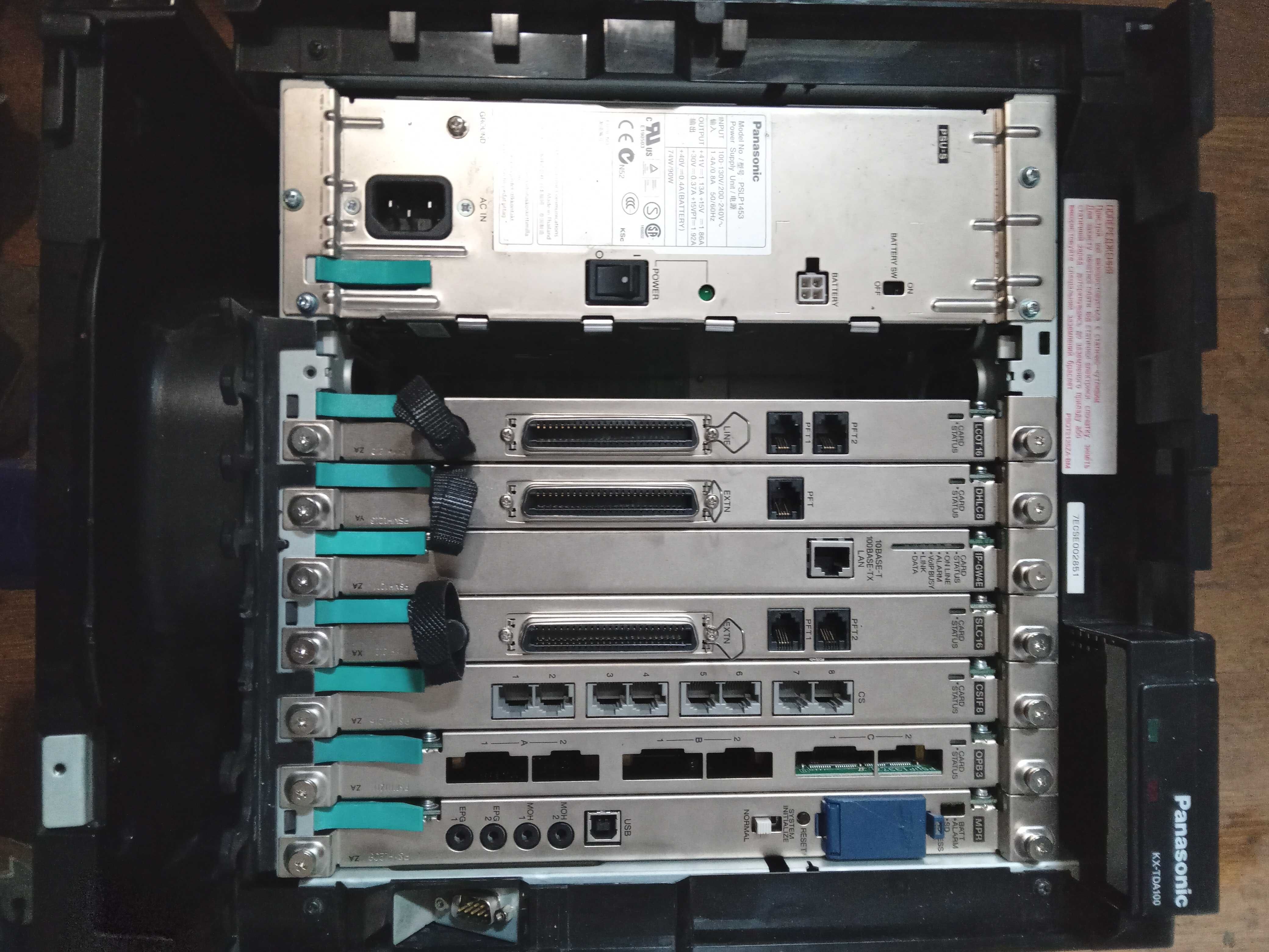 Panasonic KX-TDA100UA, міні АТС
