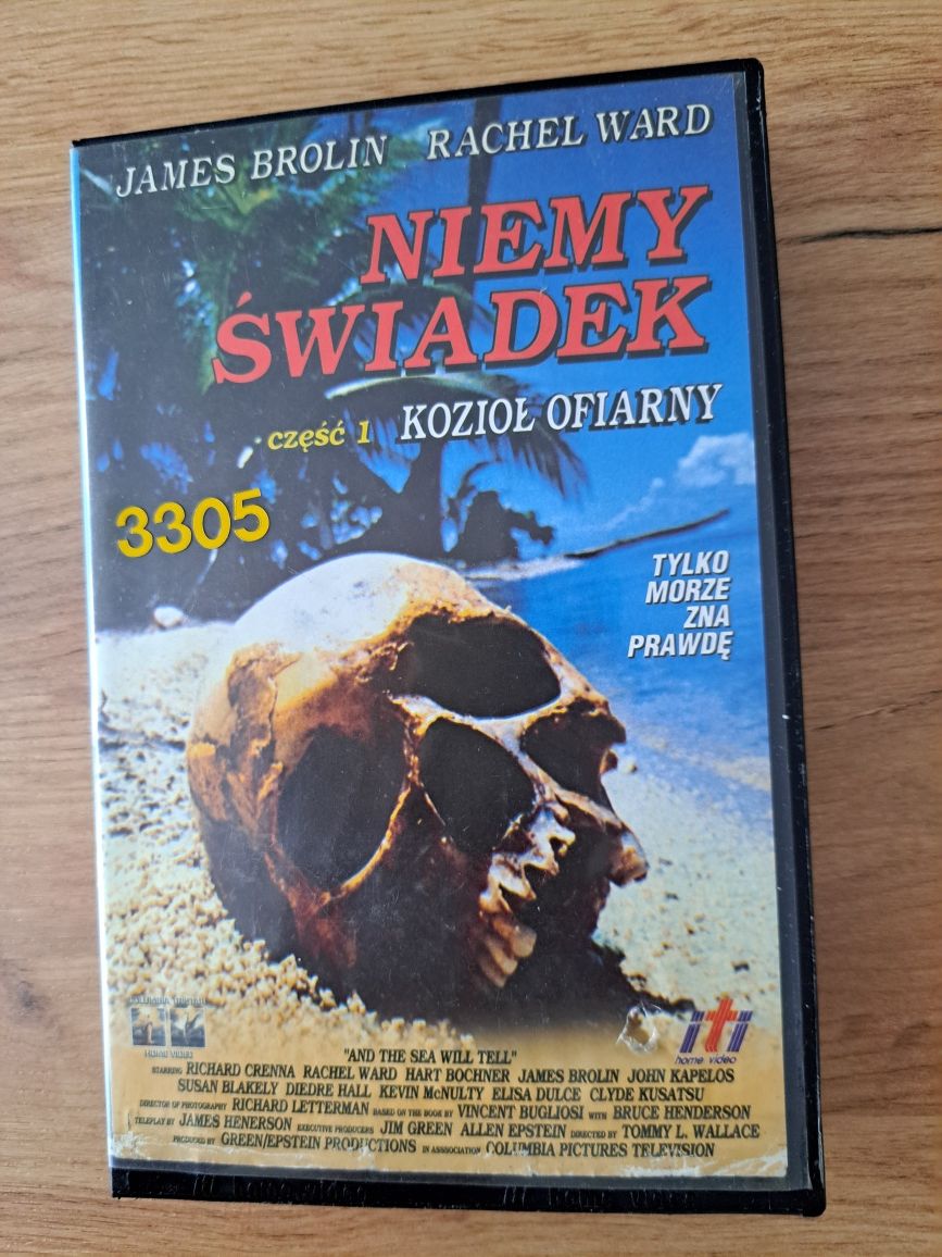 Niemy Świadek Część 1 i 2- Rachel Ward- 2- Vhs Polski Lektor Unikat