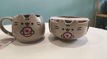 Kubek miska ceramiczna pusheen ZESTAW