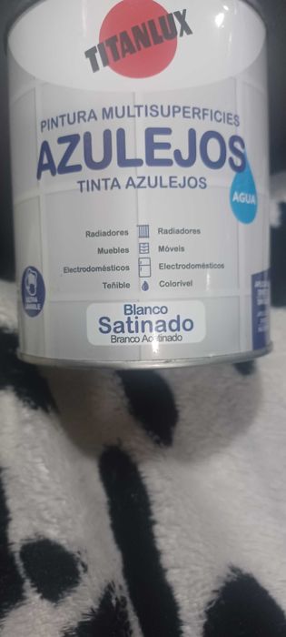 NOVO Tinta branca para pintura azulejos