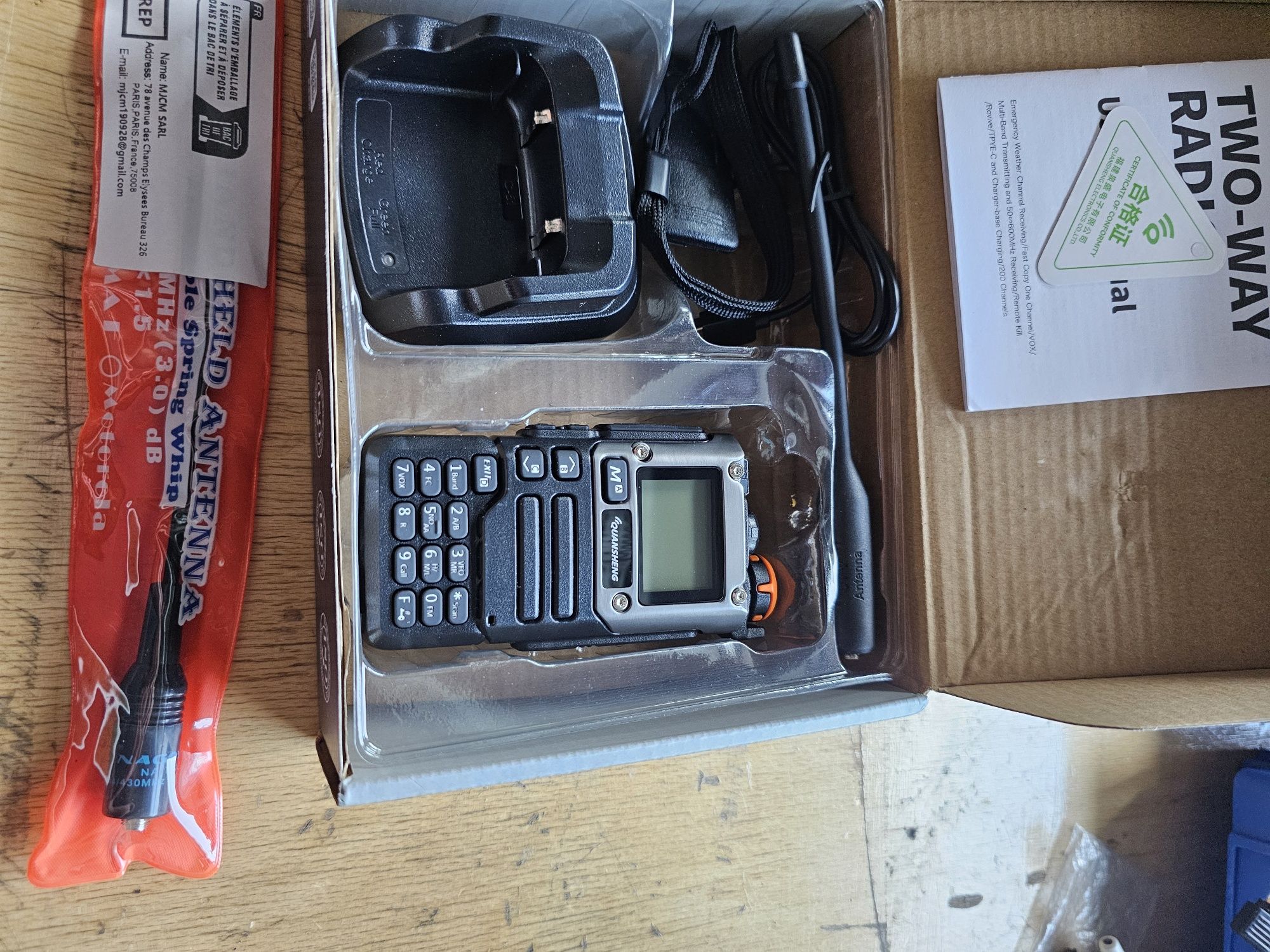 Quansheng UV-K6 Pro plus antena NA-771