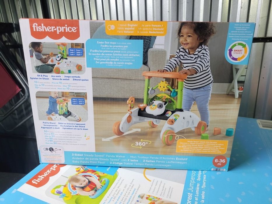 Pchacz dwustrony interaktywny Fisher Price