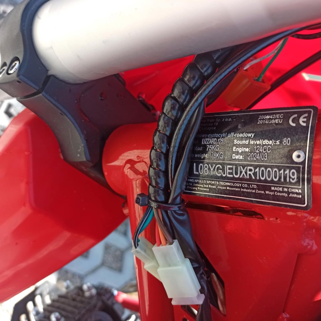 Motocykl Cross Asix lizzard 125