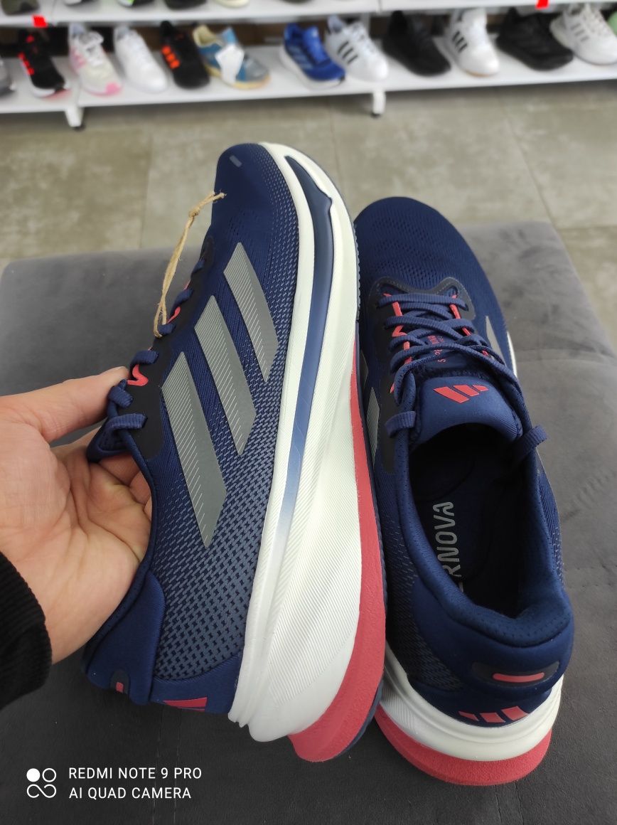 ОРИГІНАЛ 100% Кросівки Adidas Supernova Rise 2 M Navy Blue-Red Shoes45