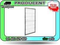Furtka panelowa ocynkowana 100x150 cm NOWA KOMPLET