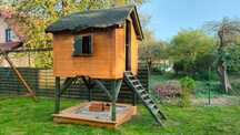 Sprzedam domek drewniany dla dzieci. Wymiary: 208cmx208cmx230cm