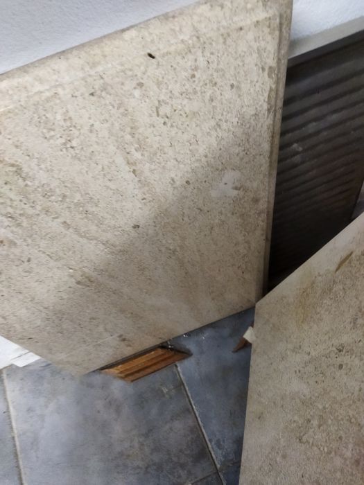 Duas pedras Moca creme com 58cm por40cm