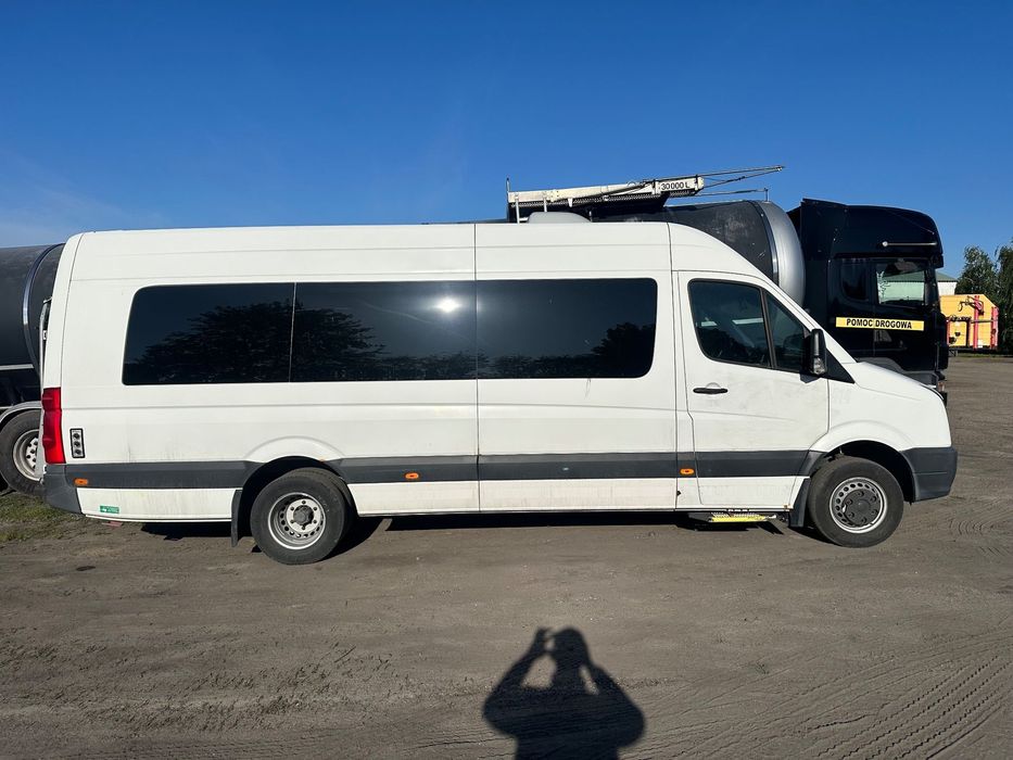 Volkswagen CRAFTER 50 20 Miejsc + wozek inwalidzki + winda Mercedes Sprinter euro 6  1 własciciel winda na wozki inwalidzkie klima x2 BEWA INTRAF