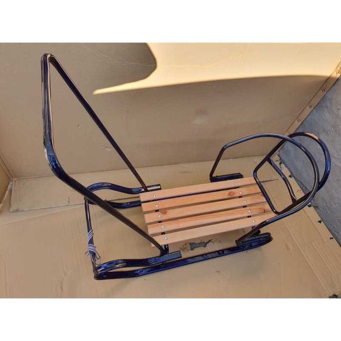 Санки "Королевские Спринтер" с Удобной Ручкой и Спинкой