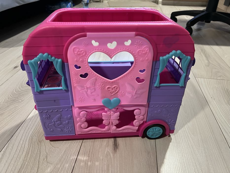 Kamper kemping z przyczepą 70 cm dla lalek Barbie