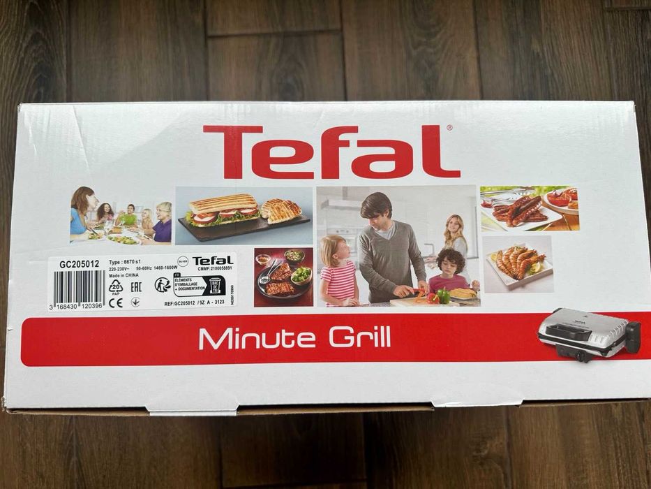 Гриль-барбекю Tefal Minute GC205012