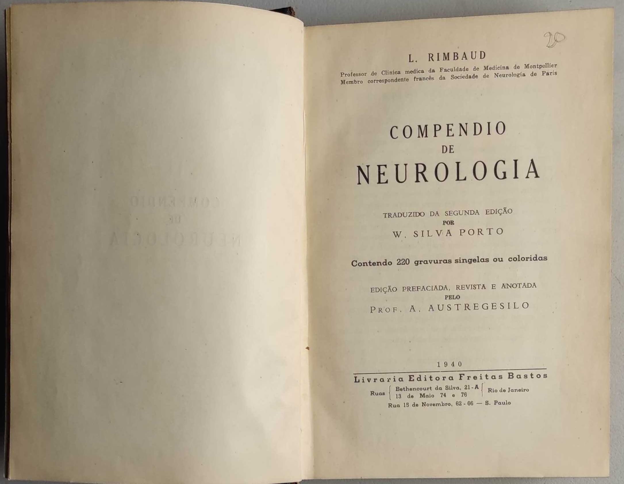 Livro - Compendio de Neurologia - L. Rimbaud