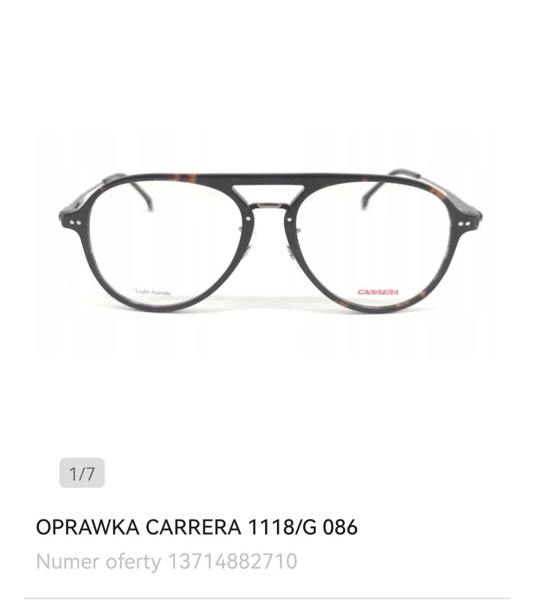 Oprawki Carrera 1118/G unisex