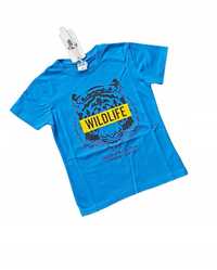 Niebieska bluzka dla chłopca t-shirt nowy 158-164