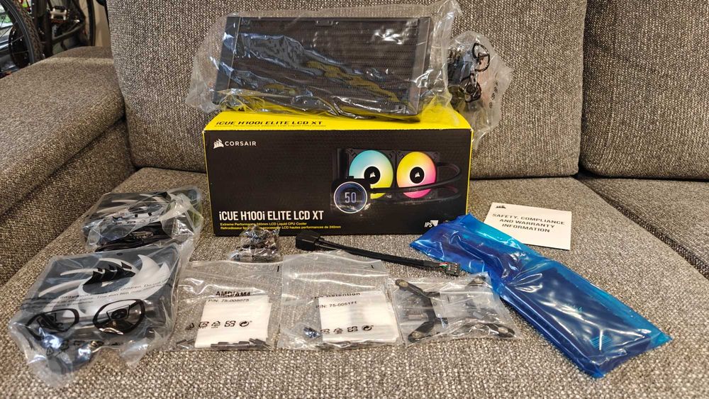 Corsair iCUE H100 Elite LCD XT - chłodzenie wodne nowe nieużywane TOP