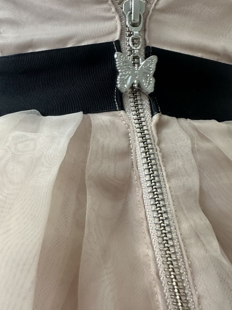 Sukienka Lipsy London chłodny beż r.10 czyli 38/M