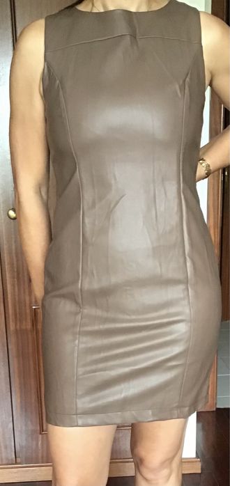 Vestido mulher castanho
