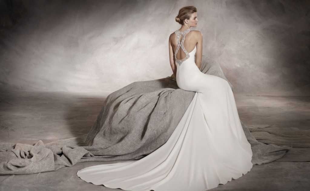 Suknia ślubna Pronovias ANOETA, XS/S + welon
