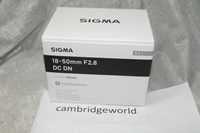 Об'єктив Sigma 18-50mm f/2,8 DC DN Contemporary Sony E