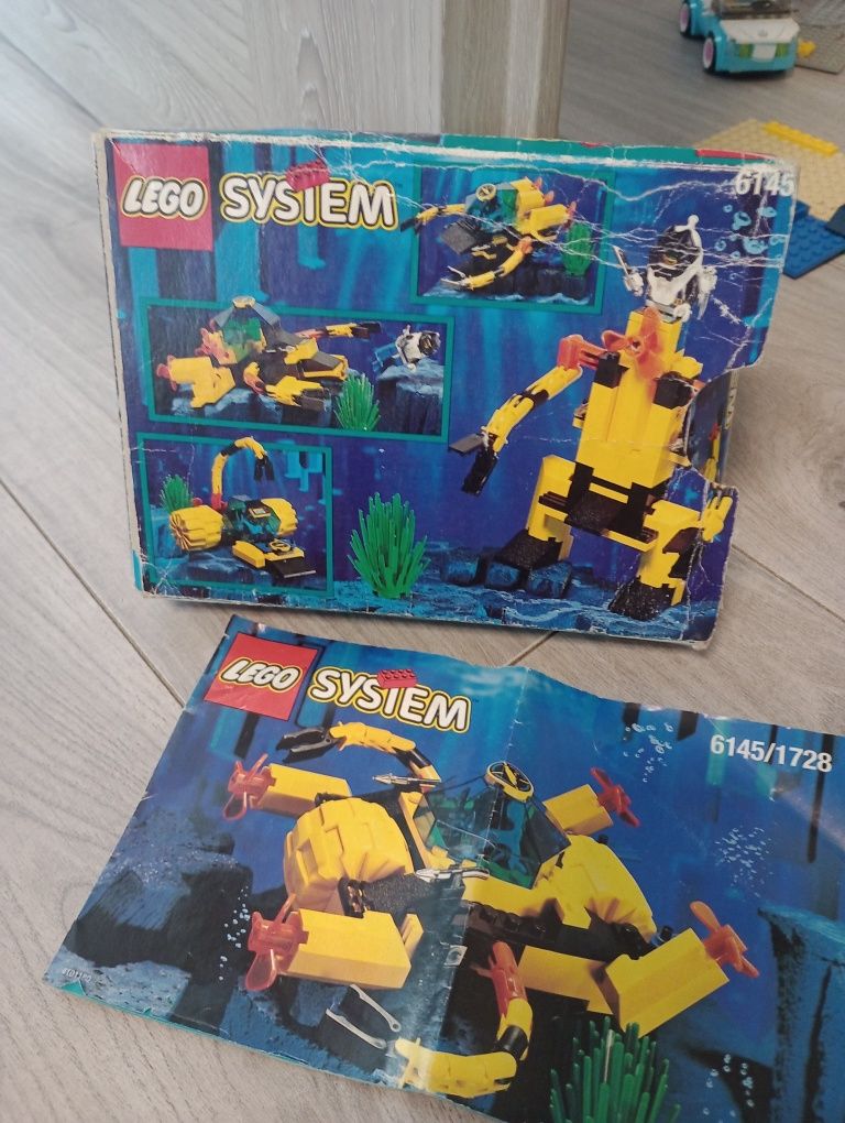 Klocki LEGO Aquazon  6145 pudełko i instrukcja