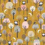 Oportunidade: Tecido 100% algodão a 6€/m - UNDER THE STARS OWL