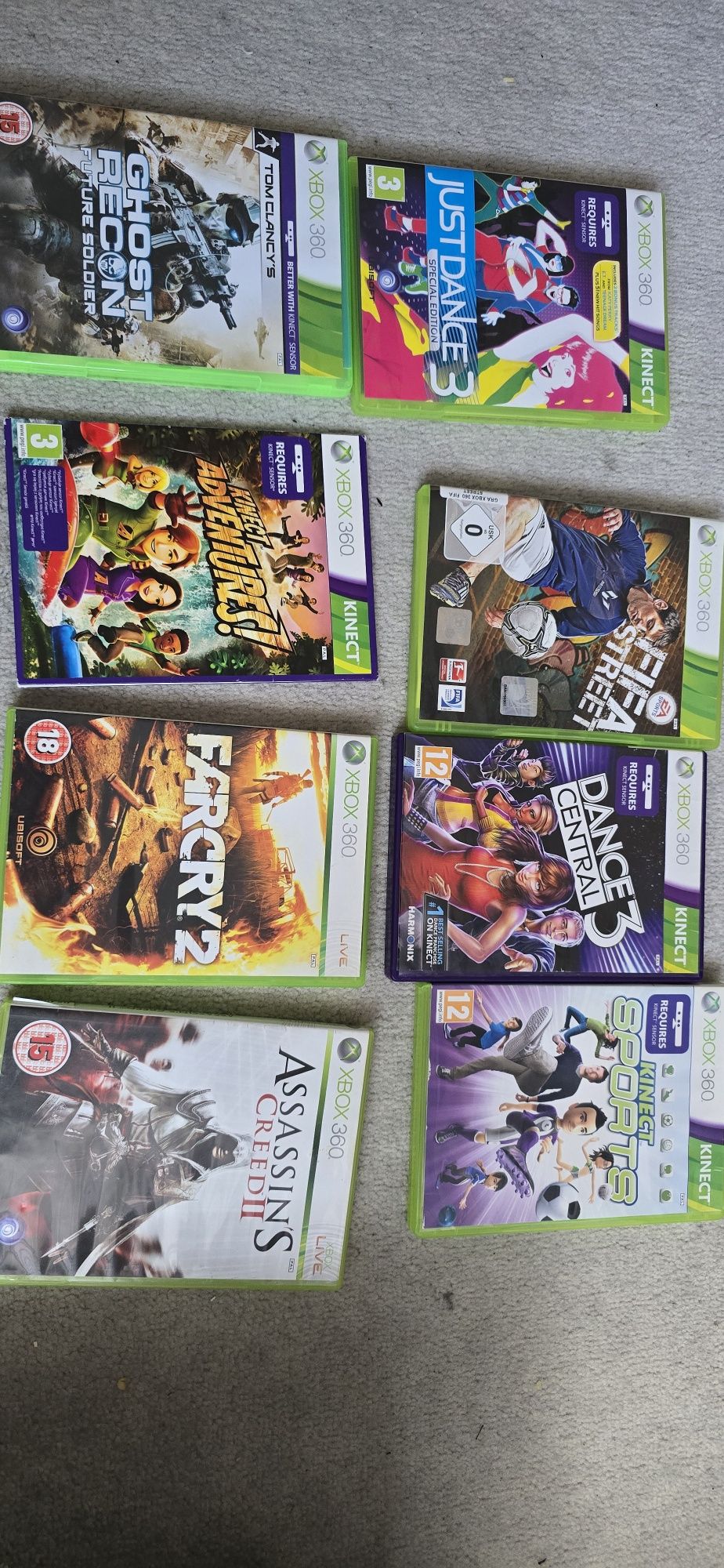 Xbox 360 kinect gry