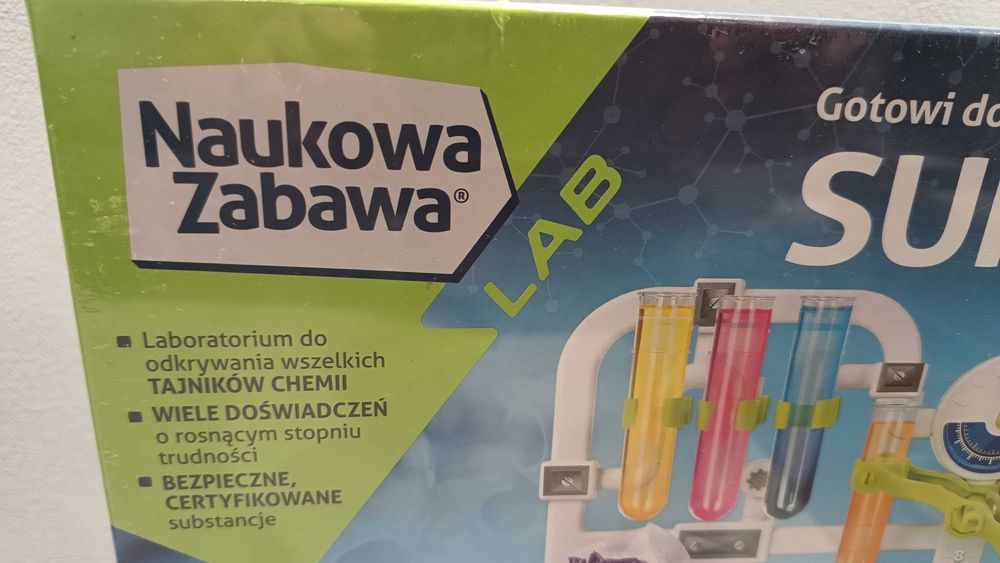 Clementoni Zestaw Naukowa Zabawa Super Chemia Eksperymenty