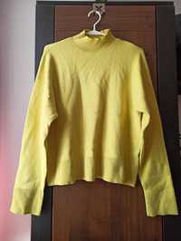 Jesienny sweter z golfem Primark Cares M/L żółty golf sweter M Primark