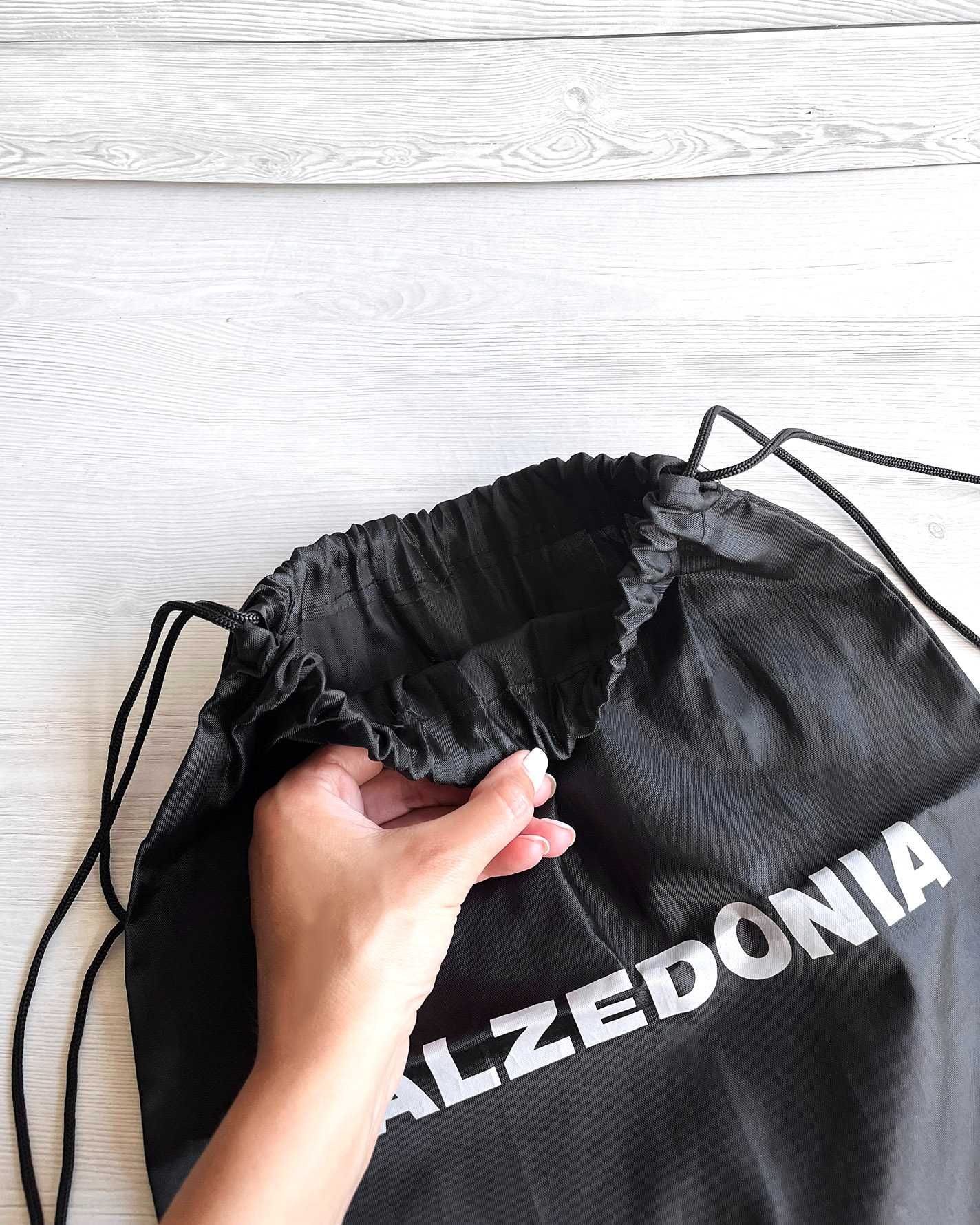 Рюкзак-мешок calzedonia, черная сумка, чехол для сменной обуви