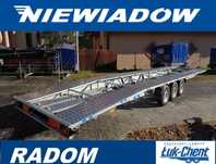 Niewiadów Indiana 8,5 m, pod 2 auta  Laweta Indiana pod 2 auta , Niewiadów 8,5x2,1 m 3 osie,
