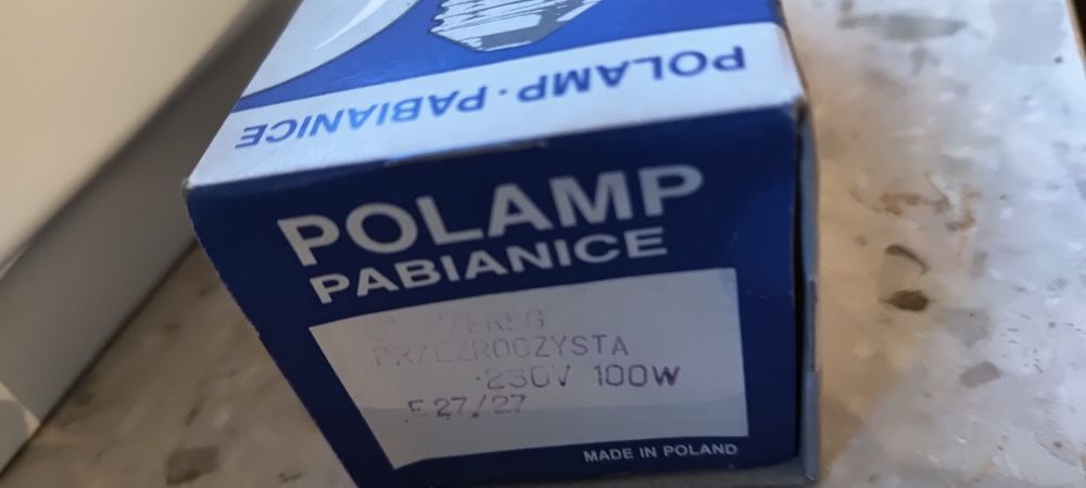 Vintage Żarówka 100 % z okresu PRL