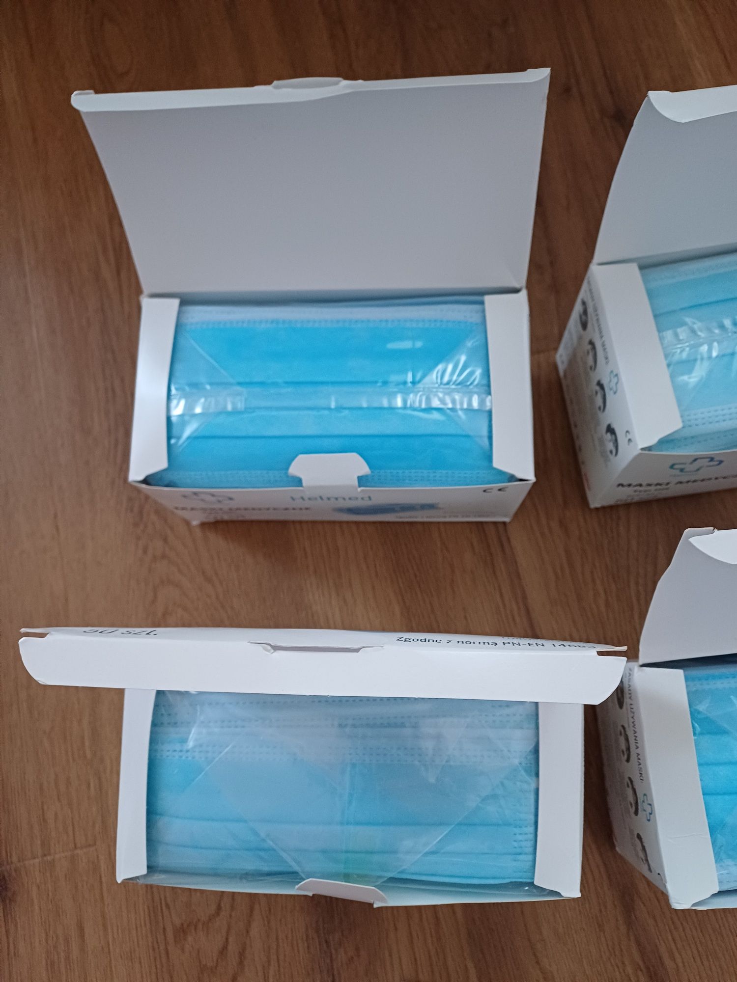 Maseczki ochronne, medyczne HELMED typ II R, prawie 250szt