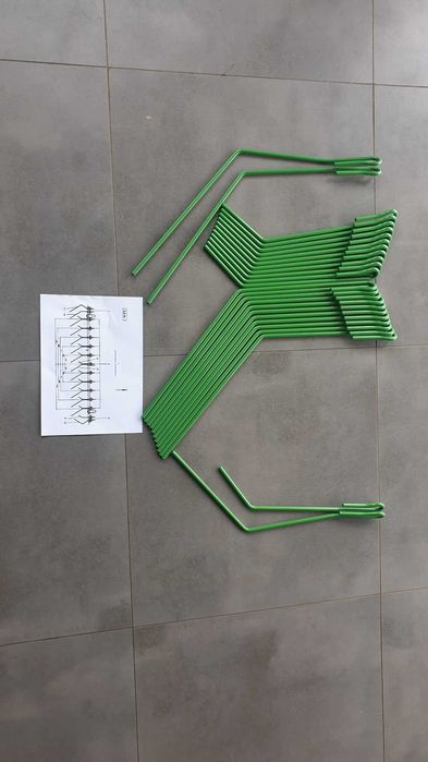 Komplet palców drutów zagarniacza Amazone D8 D9 AD ADP 3m4m (1474)