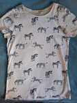 Reserved T-shirt w zebry 164 cm