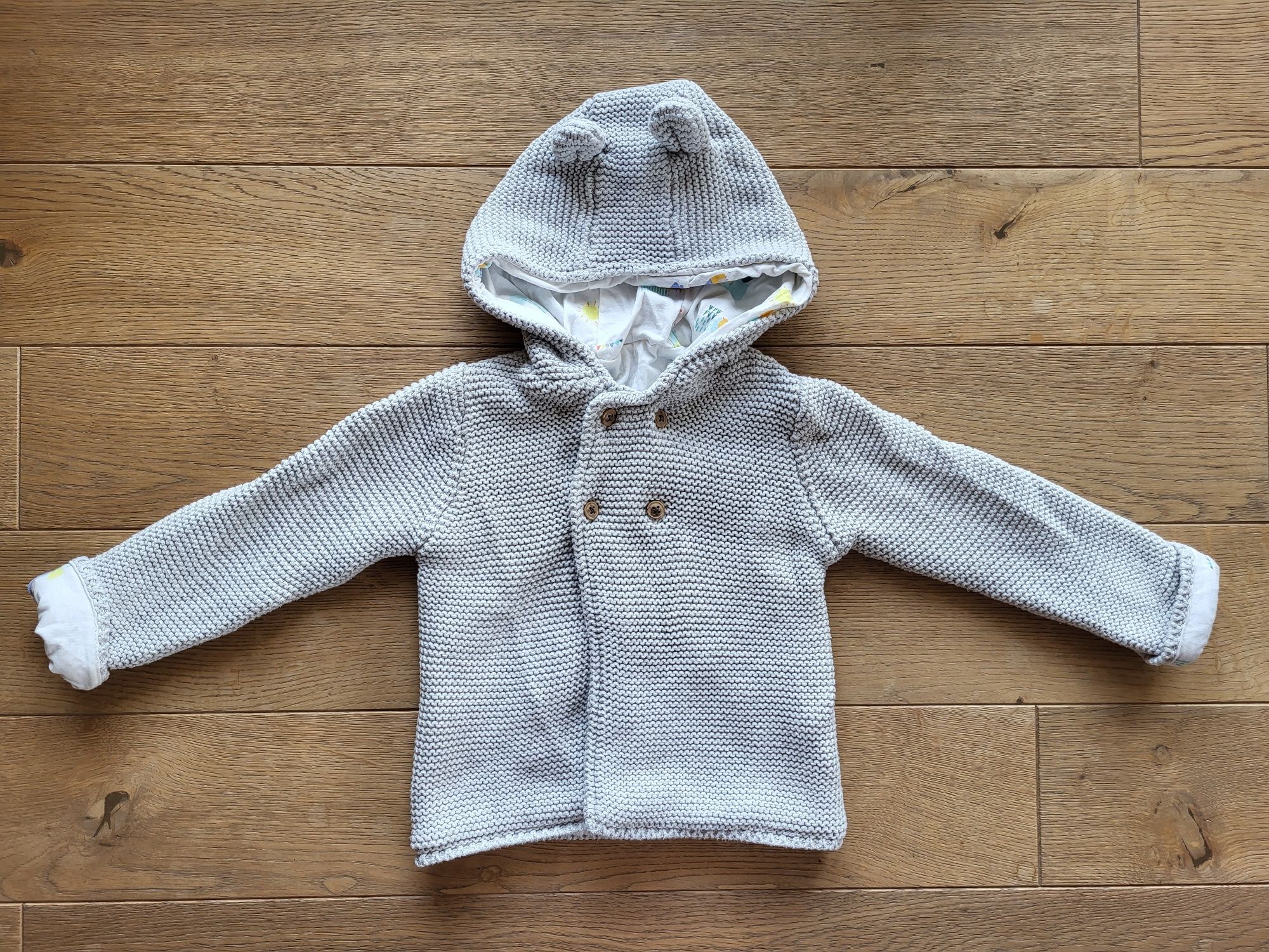 Sweterek rozpinany misio Marks&Spencer, rozmiar 92/98
