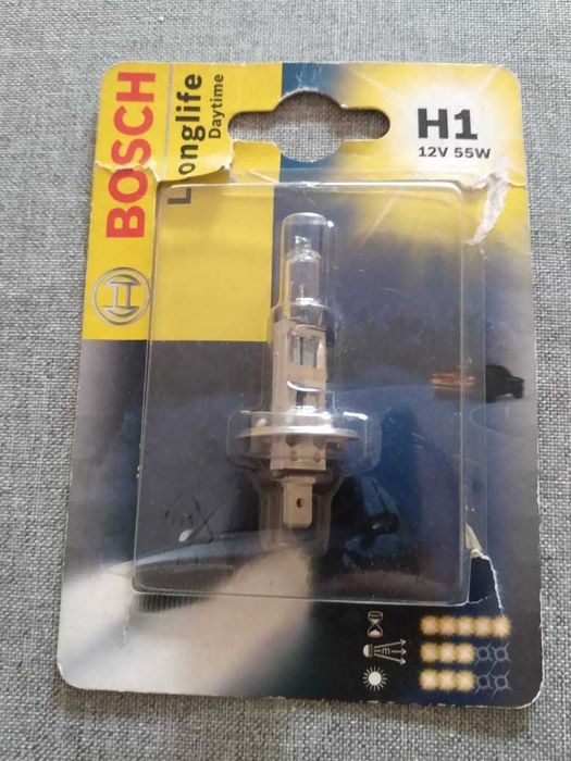 ŻARÓWKA BOSCH H1 Longlife Daytime + 10% 12V 55W