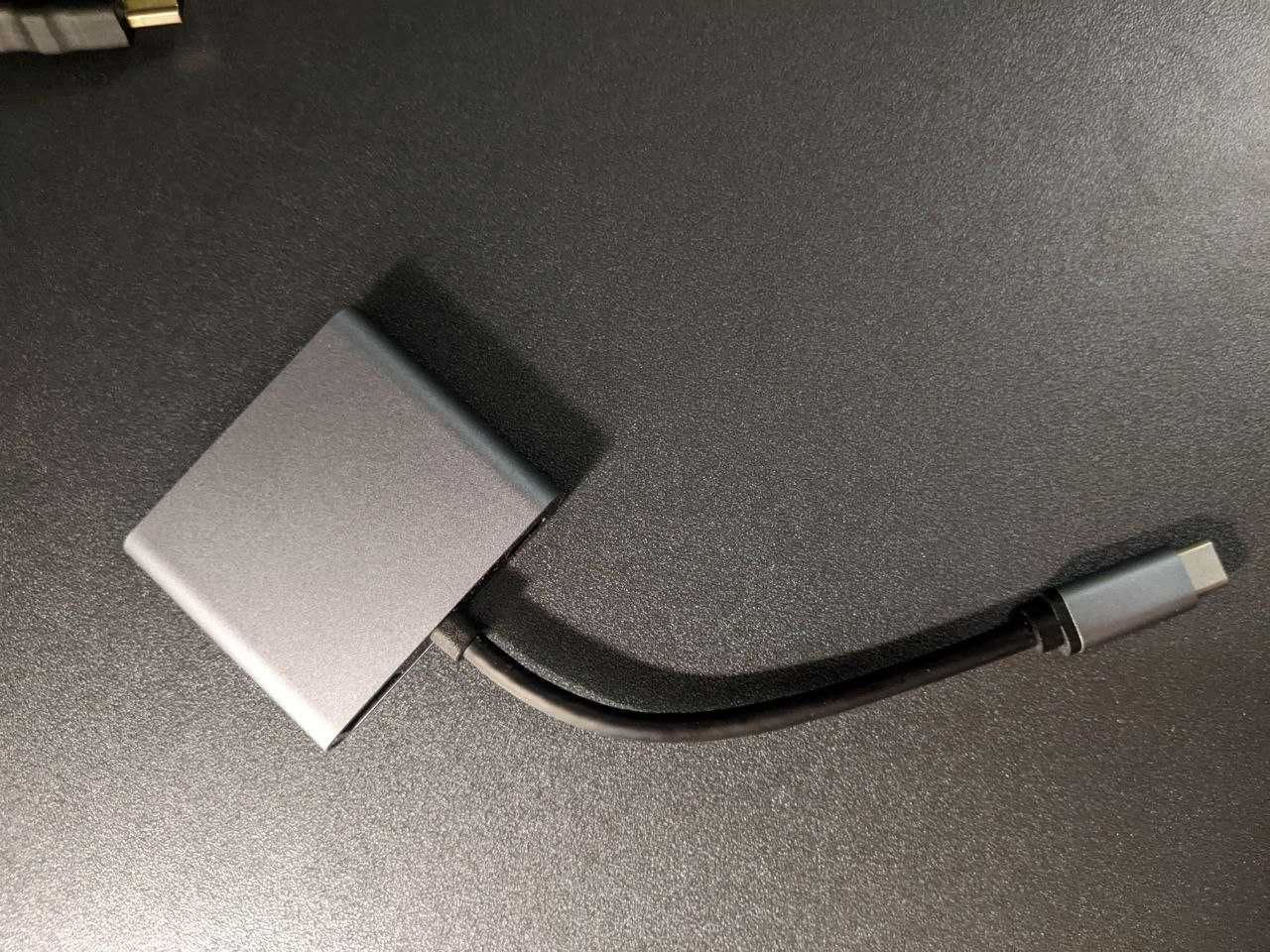 Адаптер USB-C to 2xHDMI+USB3.0+SD+USB-C