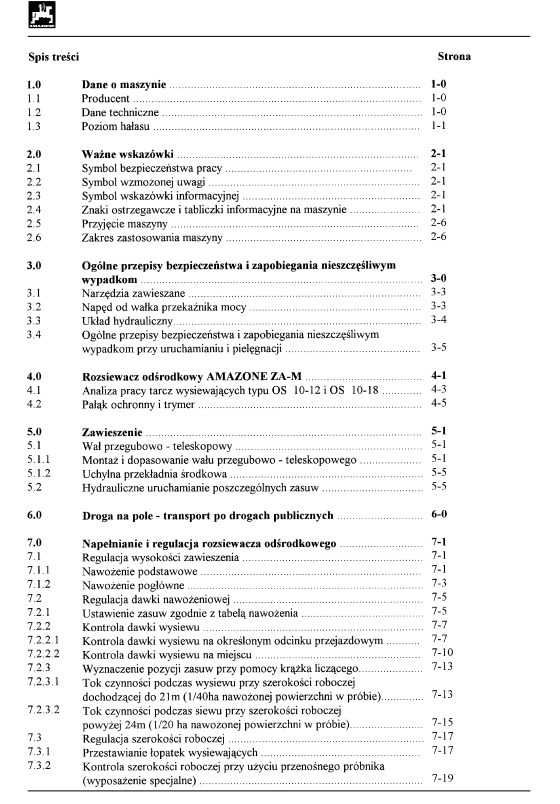 Instrukcja obsługi Amazone ZA-M Compact, Amazone ZA-M MAX